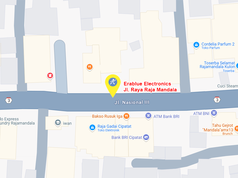 Peta ke toko EraBlue di  Jalan Raya Rajamandala, RT 002, RW 014, terletak di Kel/Desa Rajamandalakulon, Kecamatan Cipatat, Kabupaten Bandung Barat, Provinsi Jawa Barat